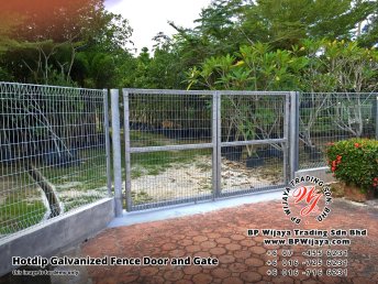 BP Wijaya Security Fence Manufacturer Malaysia Hotdip Galvanized Fence Door and Fence Gate Security Fence Kuala Lumpur Pahang Johor Fence Malaysia A02