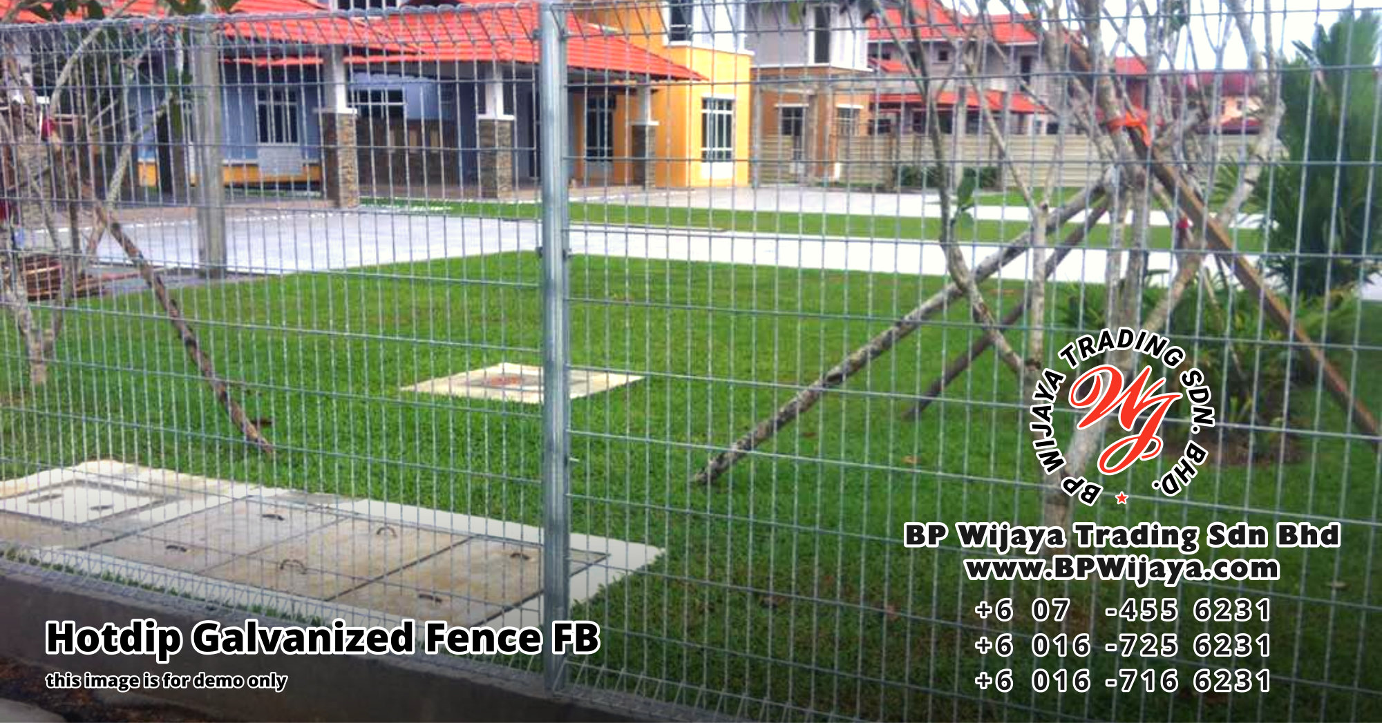 BP Wijaya Security Fence Manufacturer Malaysia Hotdip Galvanized Fence FB Security Fence Kuala Lumpur Pahang Johor Fence Malaysia A00