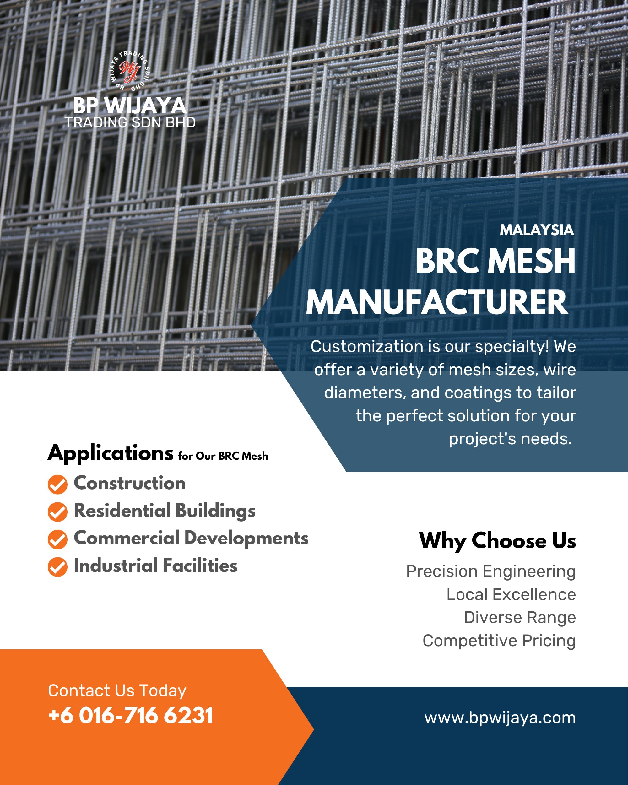 BRC Mesh Manufacturer Malaysia - BP Wijaya Trading Sdn Bhd BRC Mesh Manufacturer Malaysia